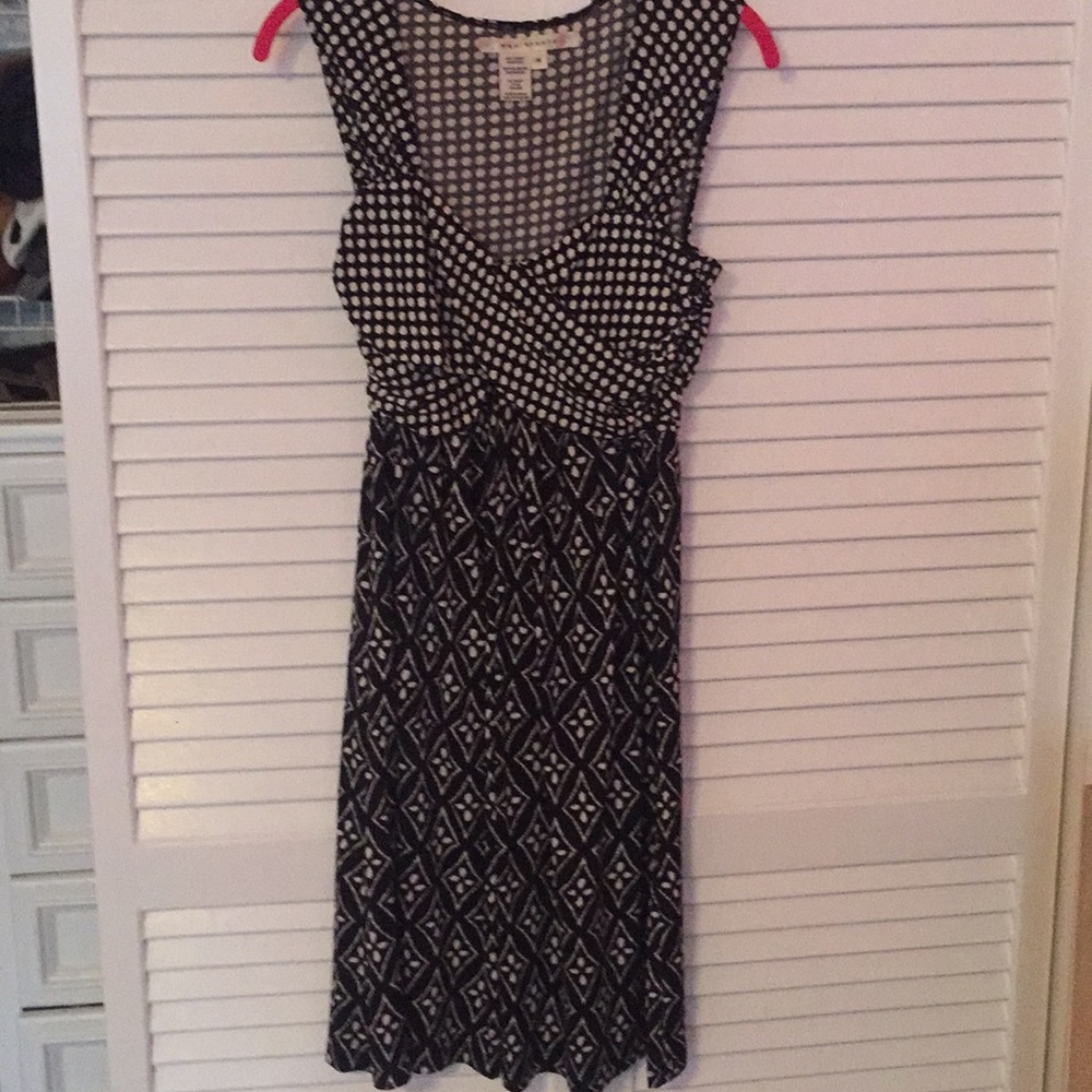 Black and white dress